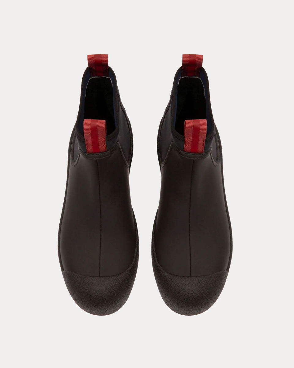 Bally Curling Bootie in Black Suede