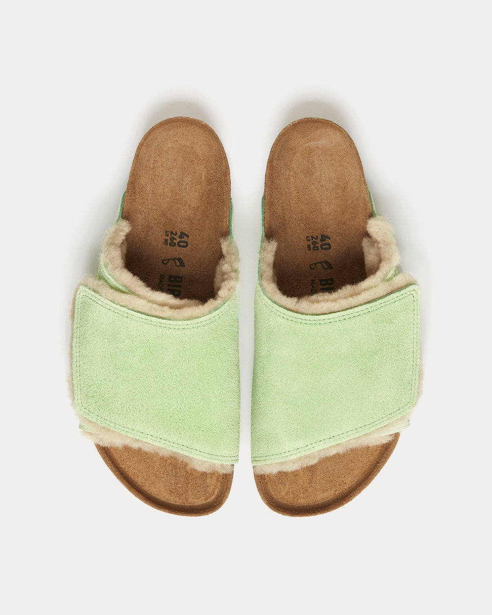 Stussy green slides 2025