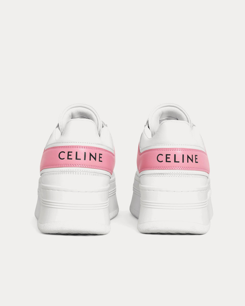 CELINE 25C Block Sneaker Pink mix White Calfskin 232000