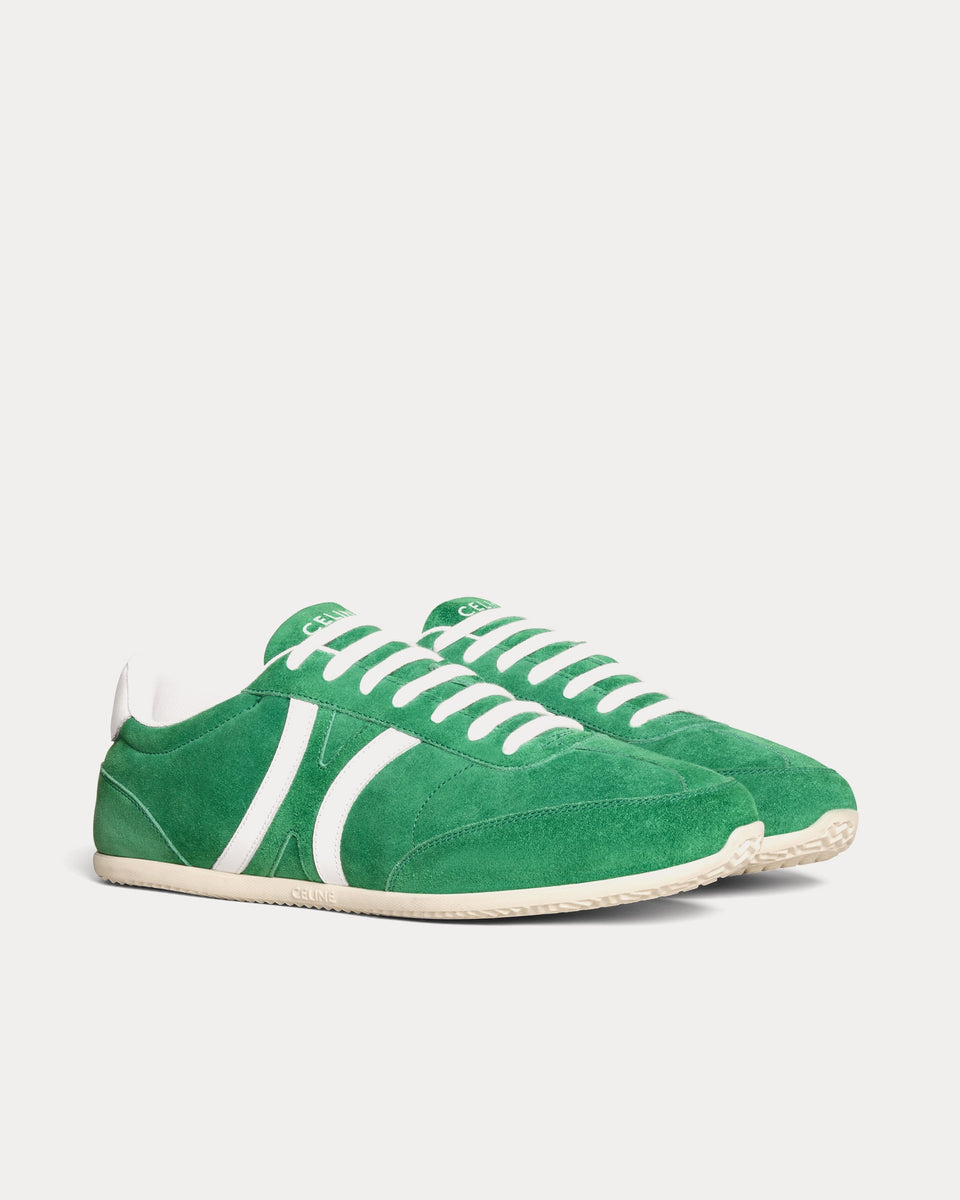 JANE SNEAKERS LOW LACE-UP WITH TRIOMPHE PATCH IN CANVAS AND CALFSKIN BLACK LOGO
