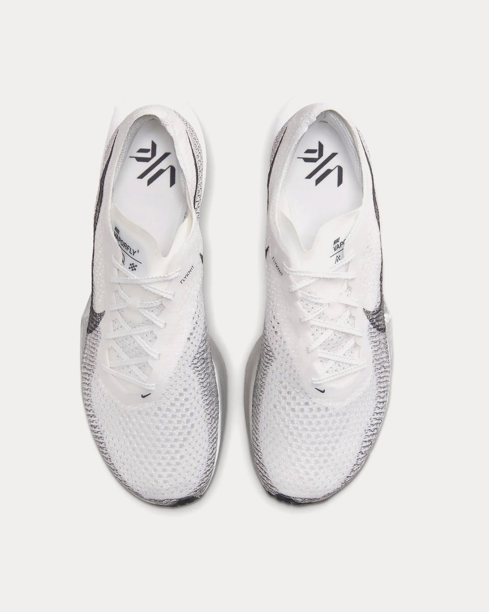 Nike Vaporfly 3 White / Particle Grey / Metallic Silver / Dark Smoke Grey Running Shoes - Sneak