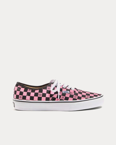 Valentino x Vans Fabric Trainer with VLogo Checkerboard Print Pink Orchid / Black Low Top Sneakers