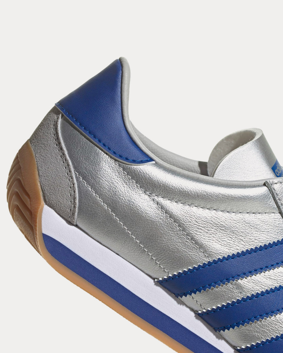 Adidas Country OG Silver / Bright Blue / White Low Top Sneakers - Sneak in Peace