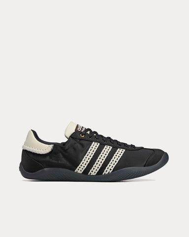 Adidas x Wales Bonner Karintha Lo Satin Core Black / Dark Brown / White Low Top Sneakers