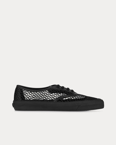 Aquazzura Minimalist Mesh Black Low Top Sneakers