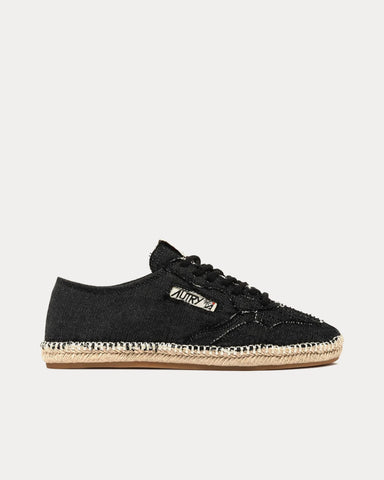 Autry Sandy Canvas Black Espadrilles