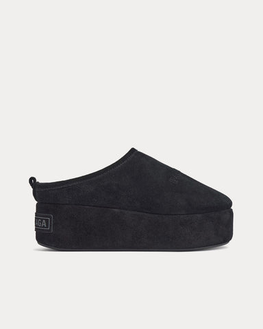 Balenciaga Alaska Soft Platform Black Mules