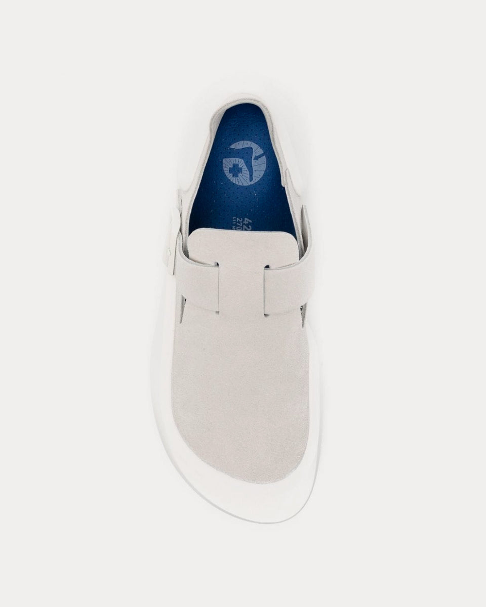 light grey birkenstocks