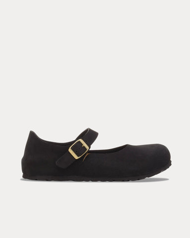 Birkenstock Mantova Suede Black Ballet Flats