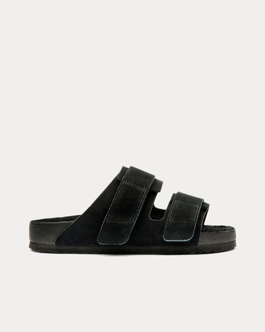 Birkenstock x Tekla Uji Shearling Slate Sandals