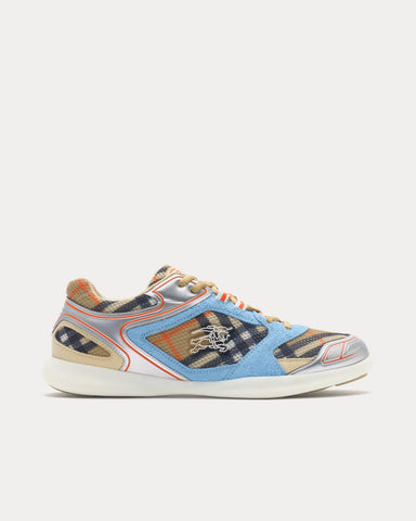 Burberry Check Matrix Sport Sand Low Top Sneakers