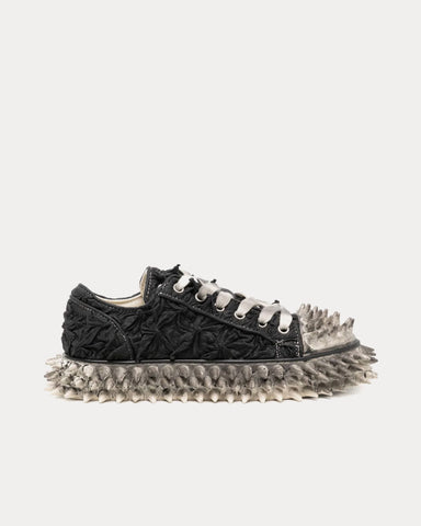 Doublet Porcupine Black Low Top Sneakers