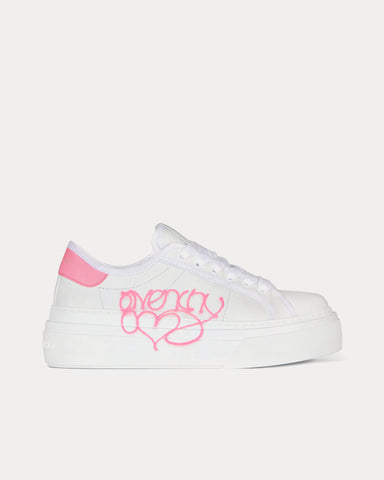 Givenchy x Chito City Platform Leather with Givenchy Love Print White / Pink Low Top Sneakers