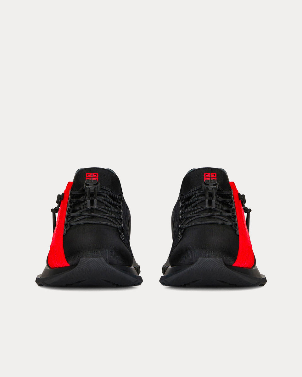 Givenchy Spectre Runner Synthetic Fiber With Zip Black / Red Low Top Sneakers - Sneak in Peace