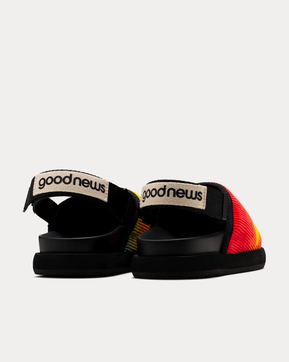 Good News Namer Tie Dye Sandals Sneak in Peace