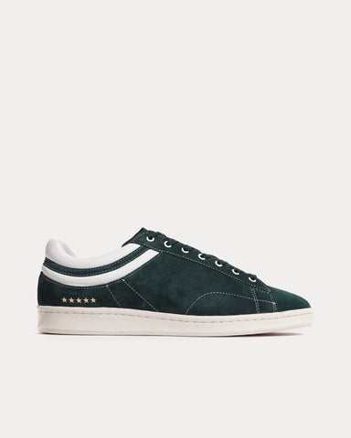Helms Paris Flying Ace Suede Green / White Low Top Sneakers