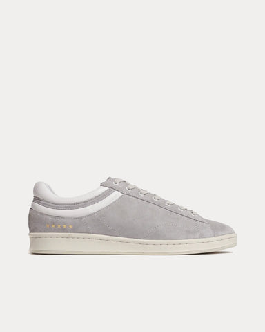 Helms Paris Flying Ace Suede Grey / White Low Top Sneakers