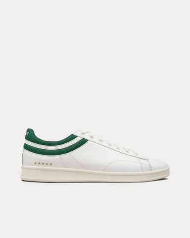 Helms Paris Flying Ace Leather White / Green Low Top Sneakers