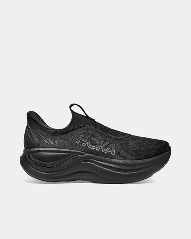 HOKA Skyward Laceless Black / Black Running Shoes
