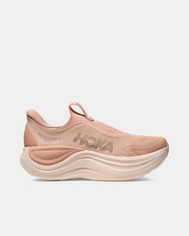 HOKA Skyward Laceless Rose Latte / Rose Cream Running Shoes