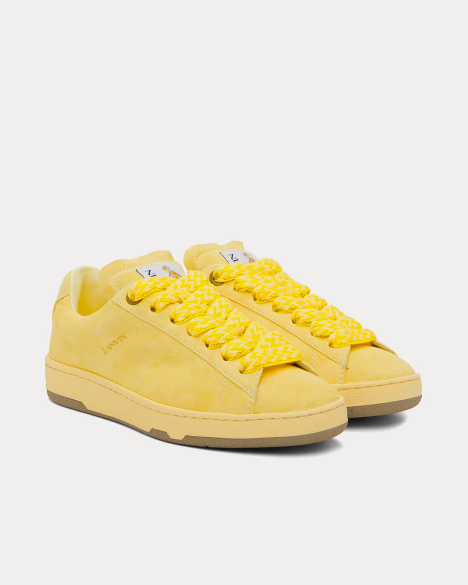 Lanvin Yellow Fabric Athletic Sneakers main image 1