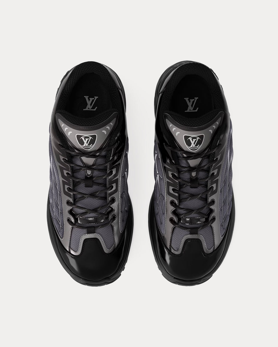 black and grey louis vuitton sneakers