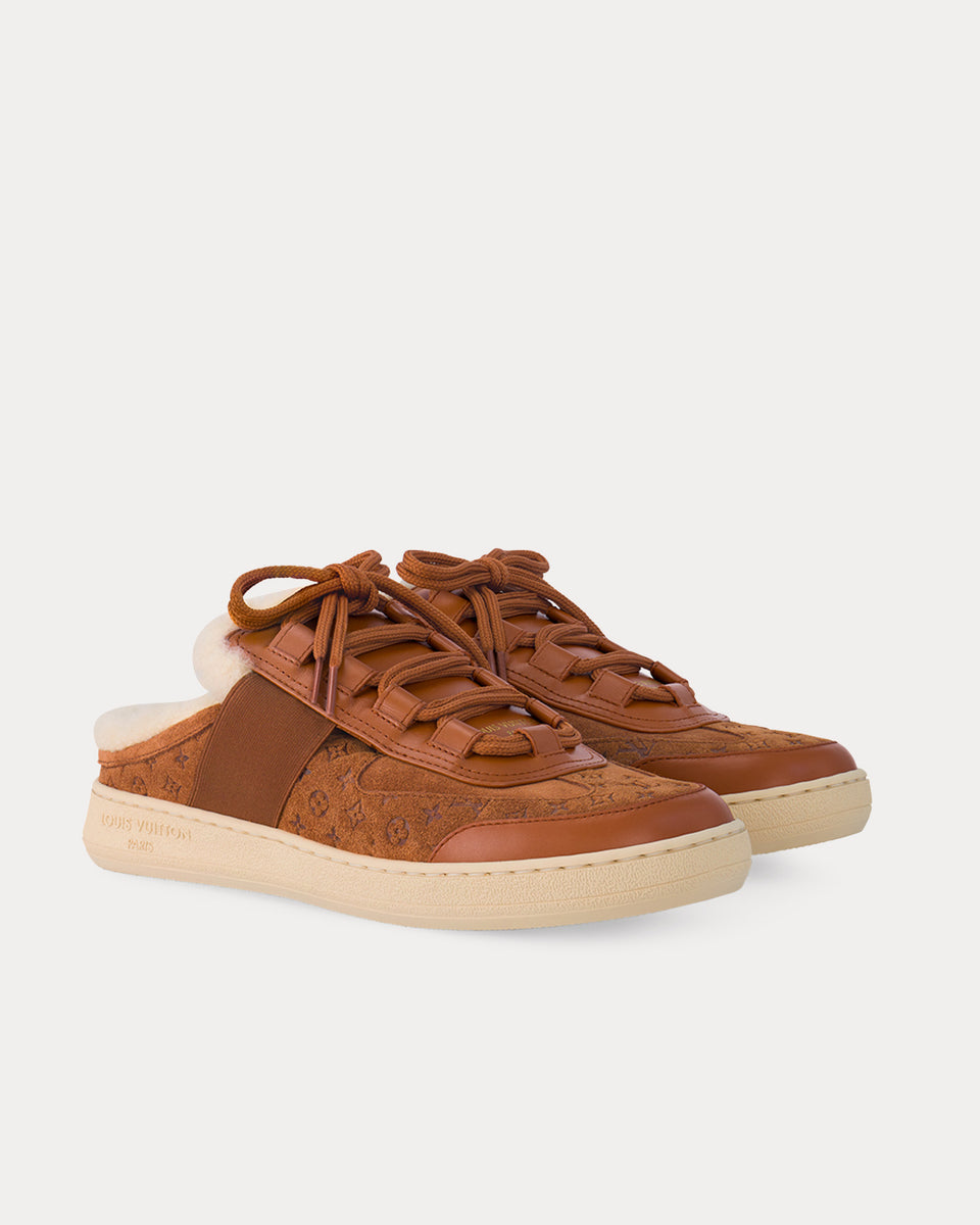 cognac slip on sneakers