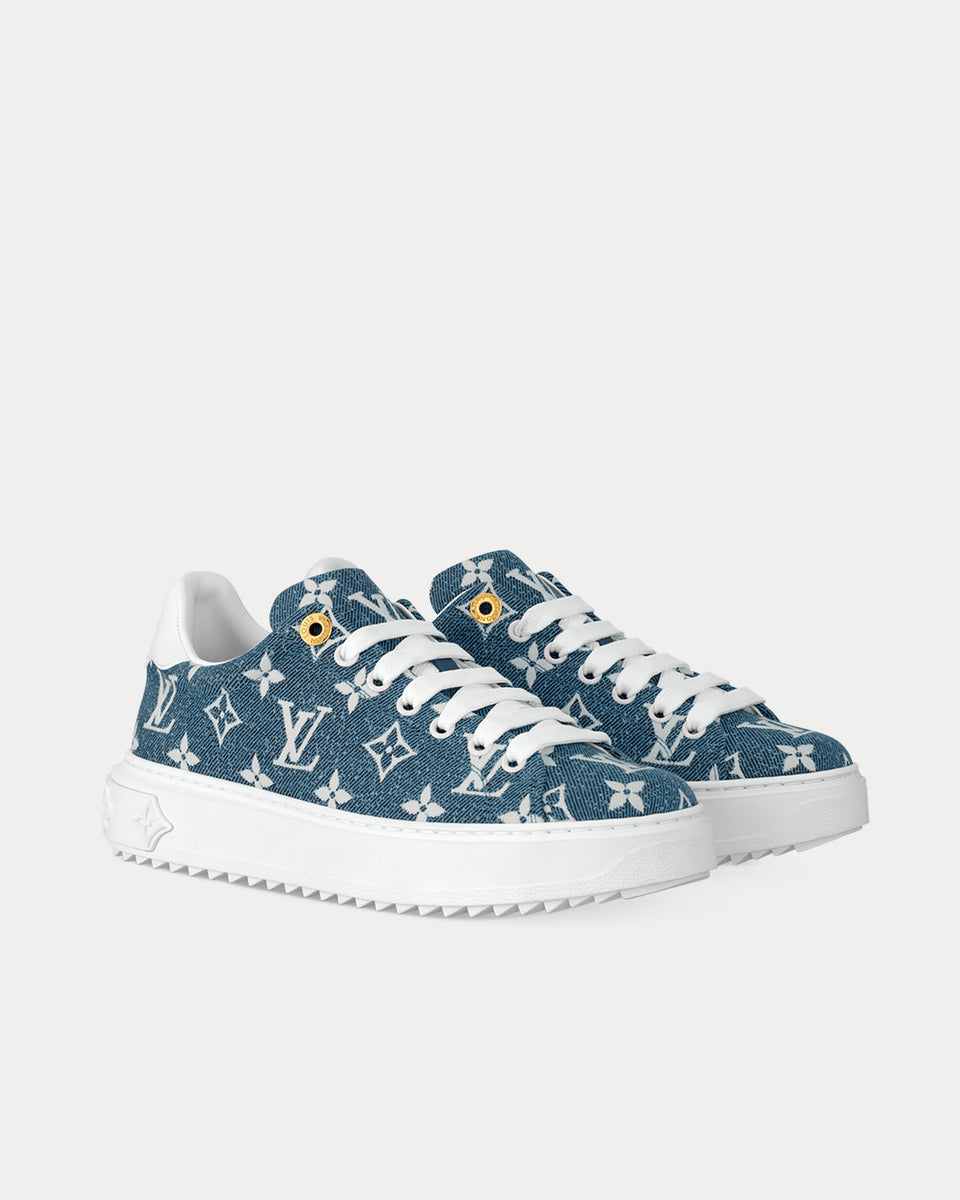 Louis Vuitton - Time Out Sneakers Trainers - Bleu Clair - Women - Size: 38.0 - Luxury