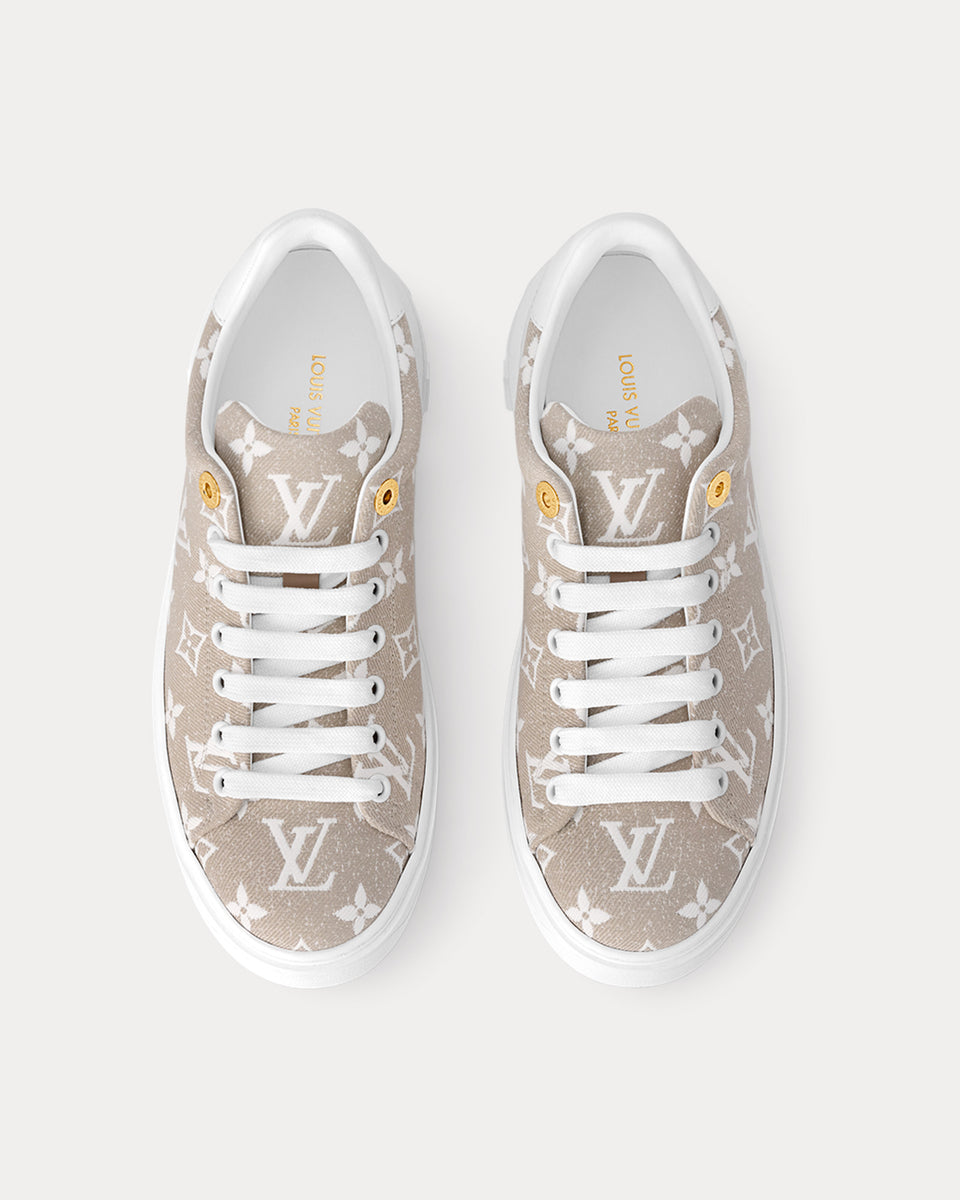 monogram louis vuitton time out sneakers