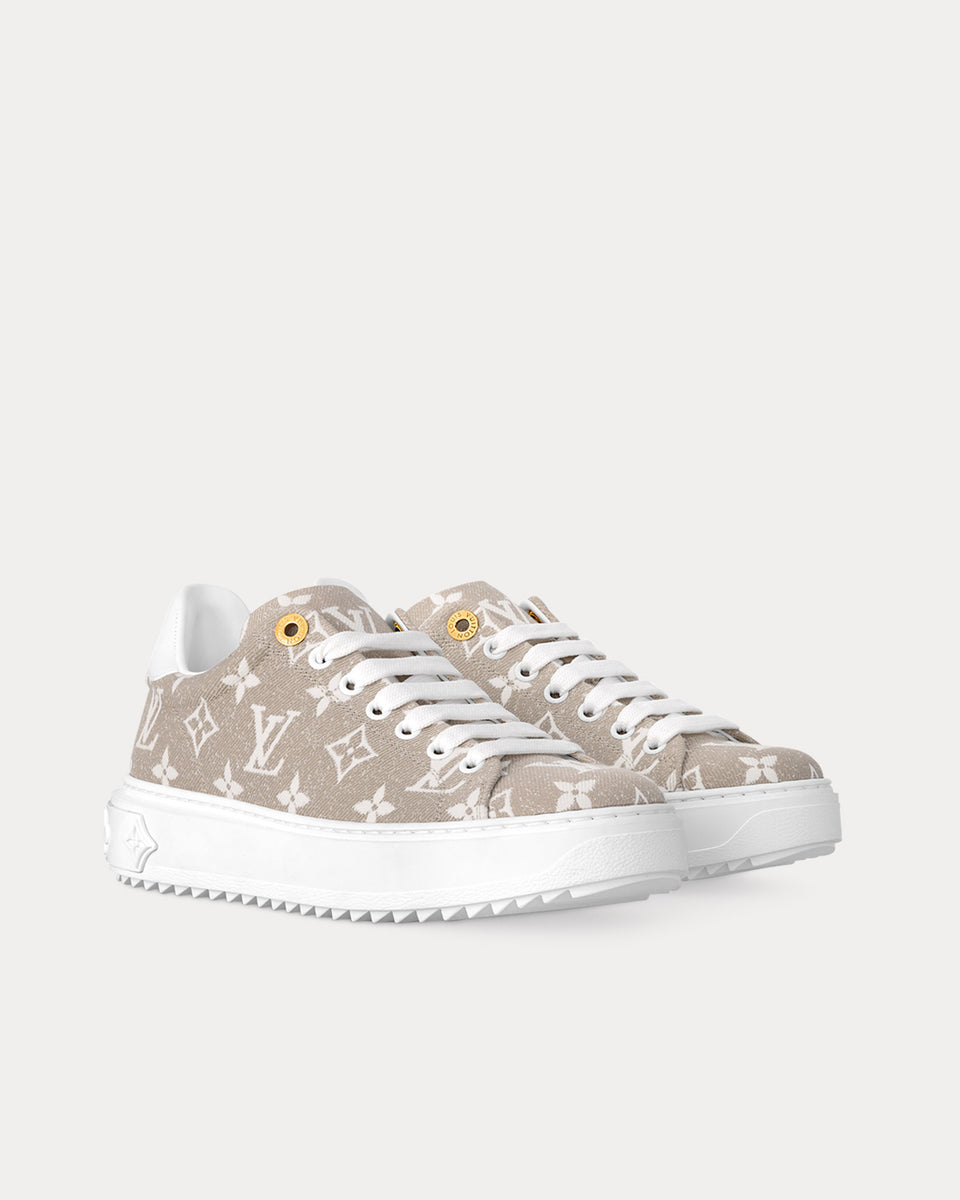 louis vuitton time out sneakers gold