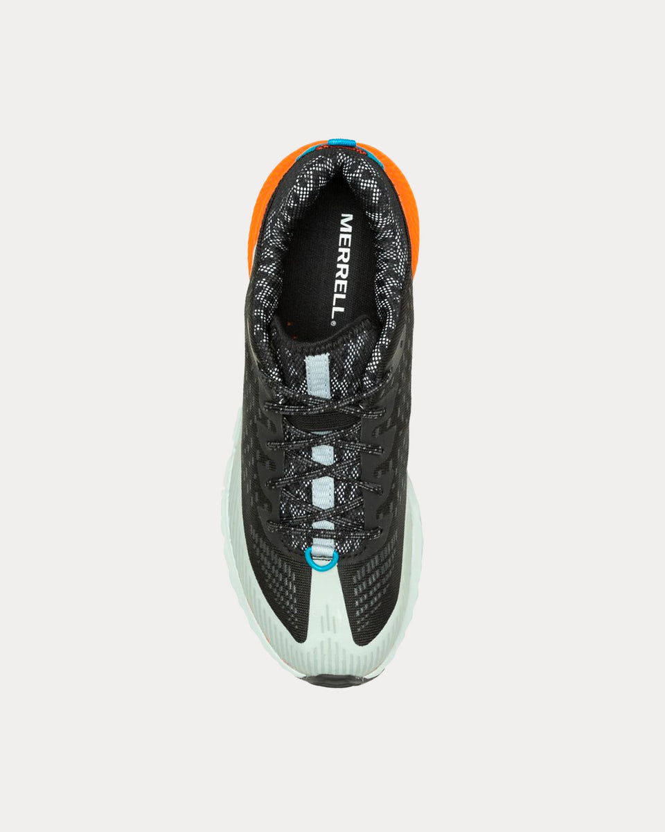 Merrell Agility Peak 5 Black Tangerine Running Shoes Sneak in