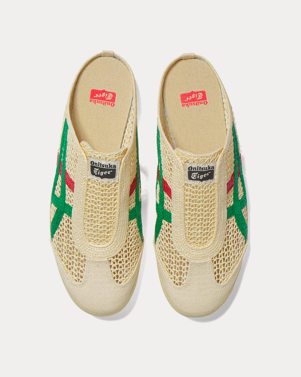 Onitsuka Tiger Mexico 66 Sabot Cream / Kale Slip Ons - Sneak in Peace