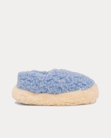 Rue de Wool Nordic V2 Sky Blue / Natural Slippers