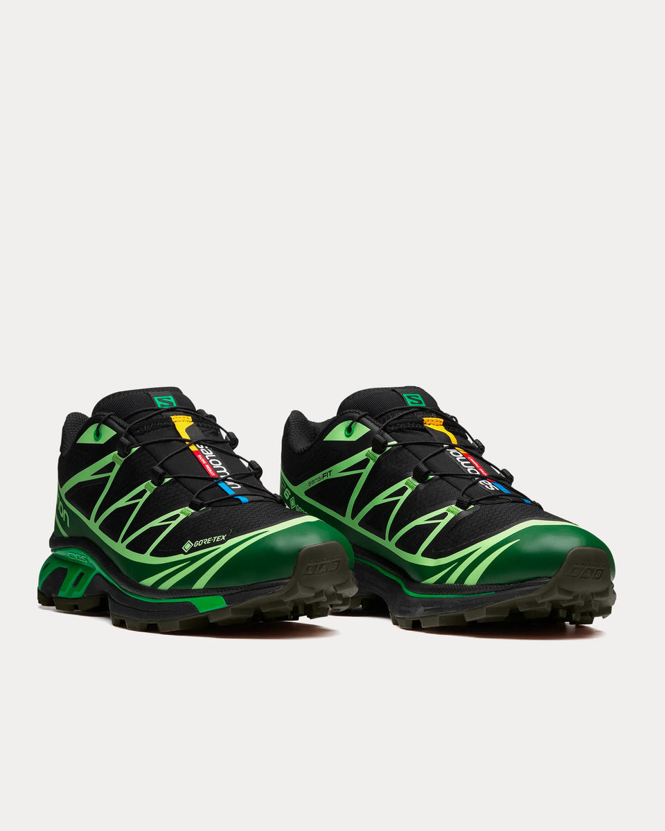 Salomon XT-Quest GORE-TEX Trainers - Black / Delicioso / Green Jacket