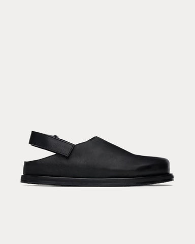 Studio Nicholson Hardning Leather Black Clogs