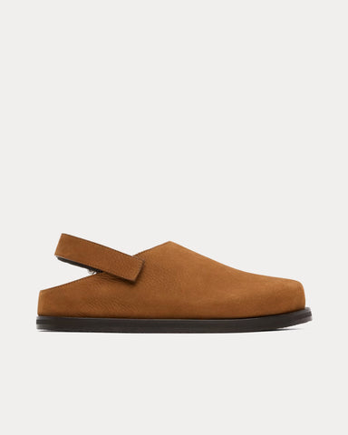 Studio Nicholson Hardning Leather Hooda Brown Clogs