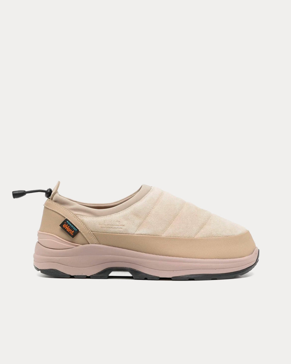 Suicoke PEPPER-mod-sev Suede Beige Slip On Sneakers - Sneak in Peace
