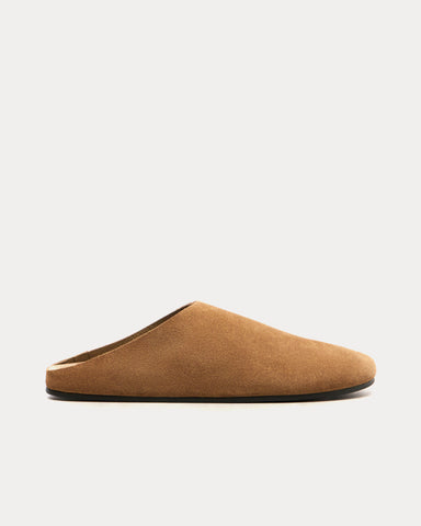 The Row Hudson Suede Military Mules