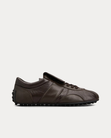 Tod's T-Marathon Leather Dark Brown Low Top Sneakers