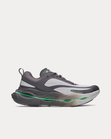 Under Armour UA Halo Racer Mod Gray / Castlerock / Vapor Green Running Shoes