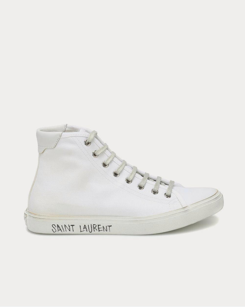 Malibu canvas Blacn Optique High Top Sneakers