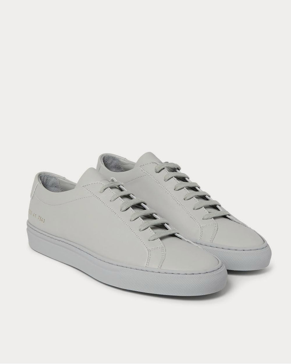 Common Projects Achilles Leather Light gray sneakers - Sneak in Peace
