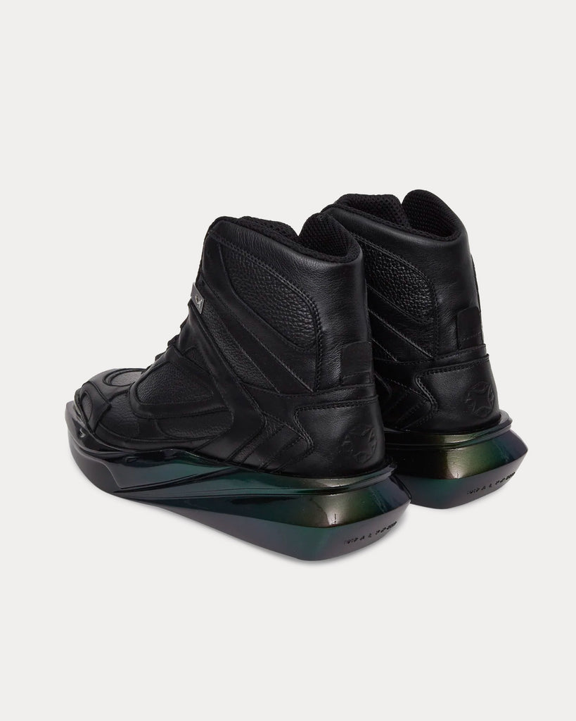 Mono Hiking Black / Green High Top Sneakers