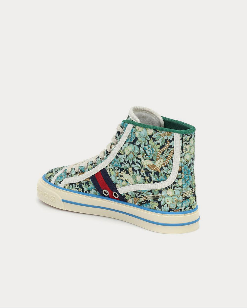 x Liberty Tennis '77 Green High Top Sneakers