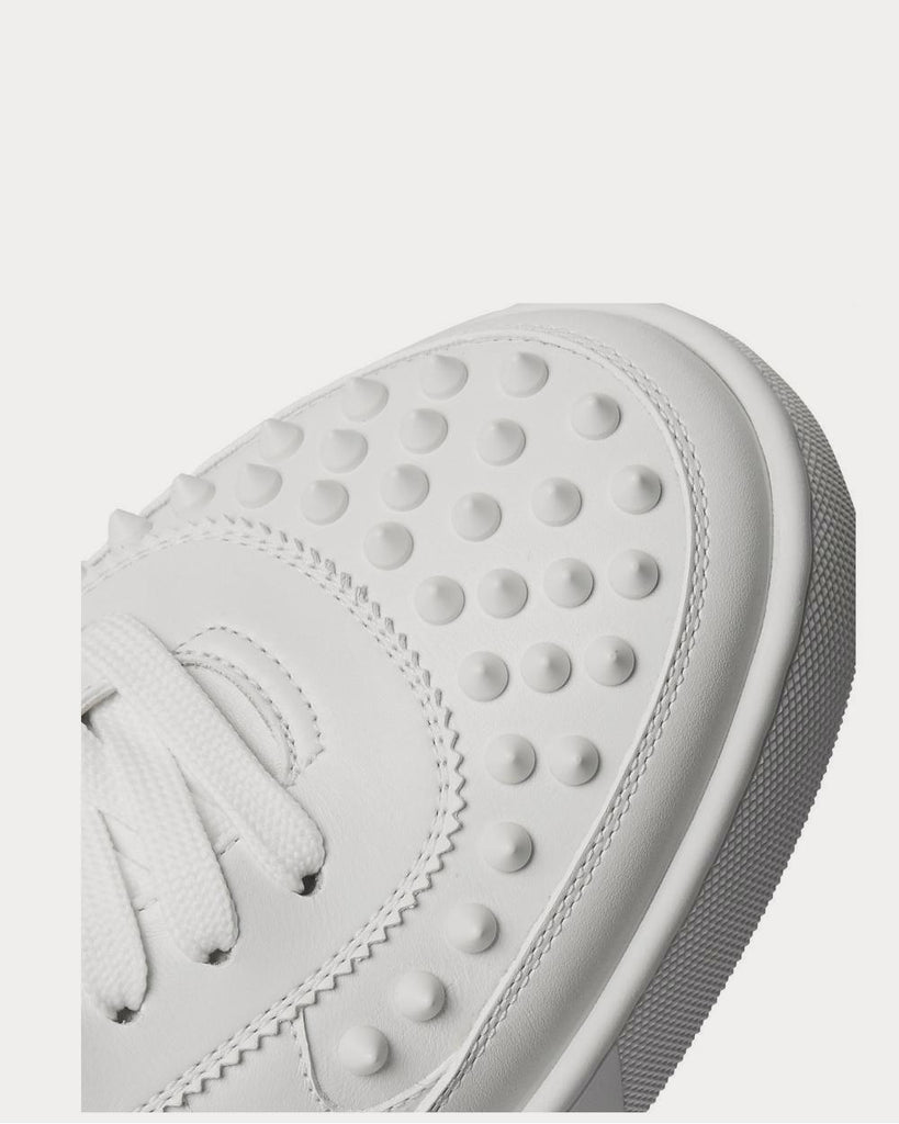 Happyrui Spiked Leather White low top sneakers