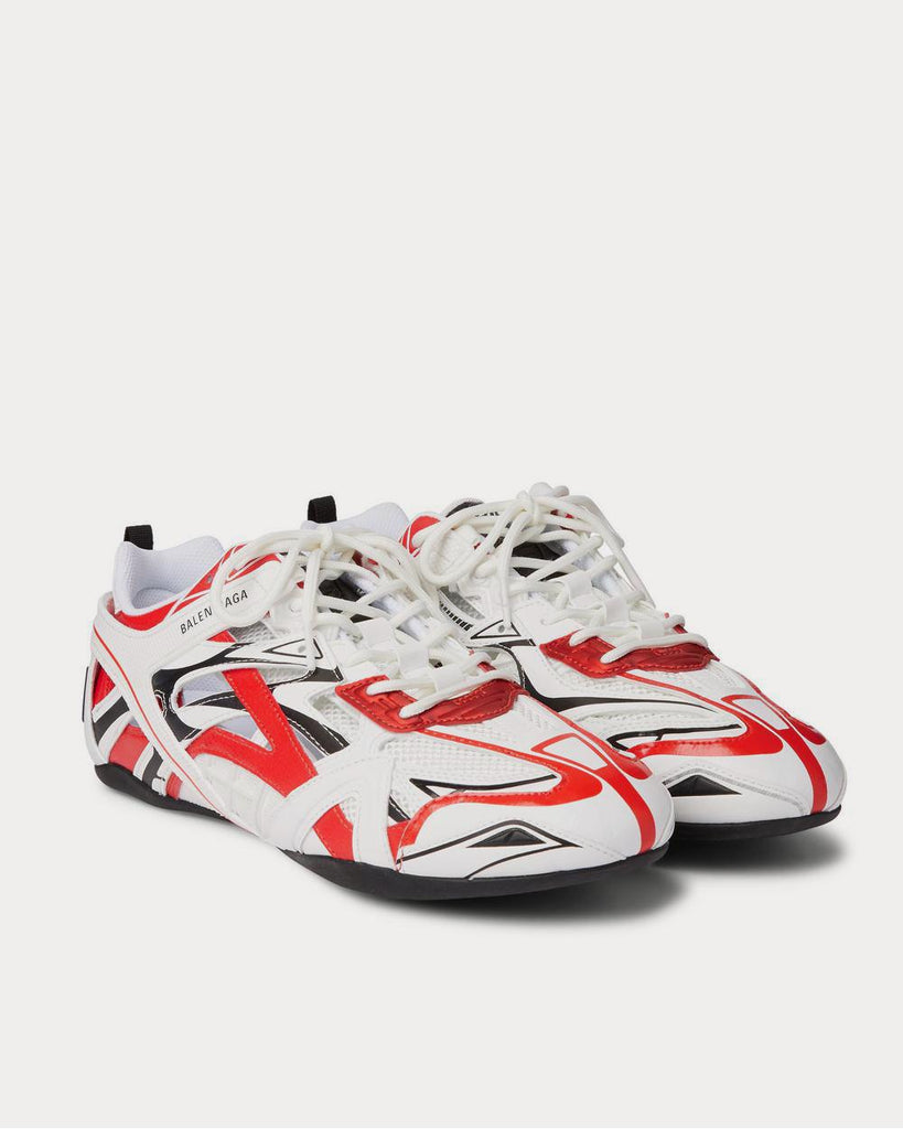 Drive Mesh and Rubber White low top sneakers