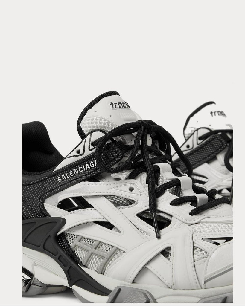 Track.2 Nylon, Mesh and Rubber Black low top sneakers