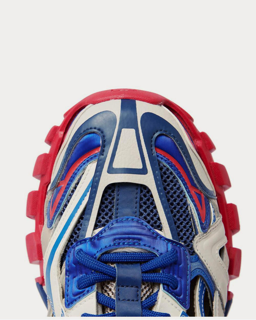 Track.2 Nylon, Mesh and Rubber Blue low top sneakers