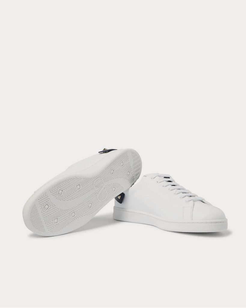 Net Perforated Leather White low top sneakers