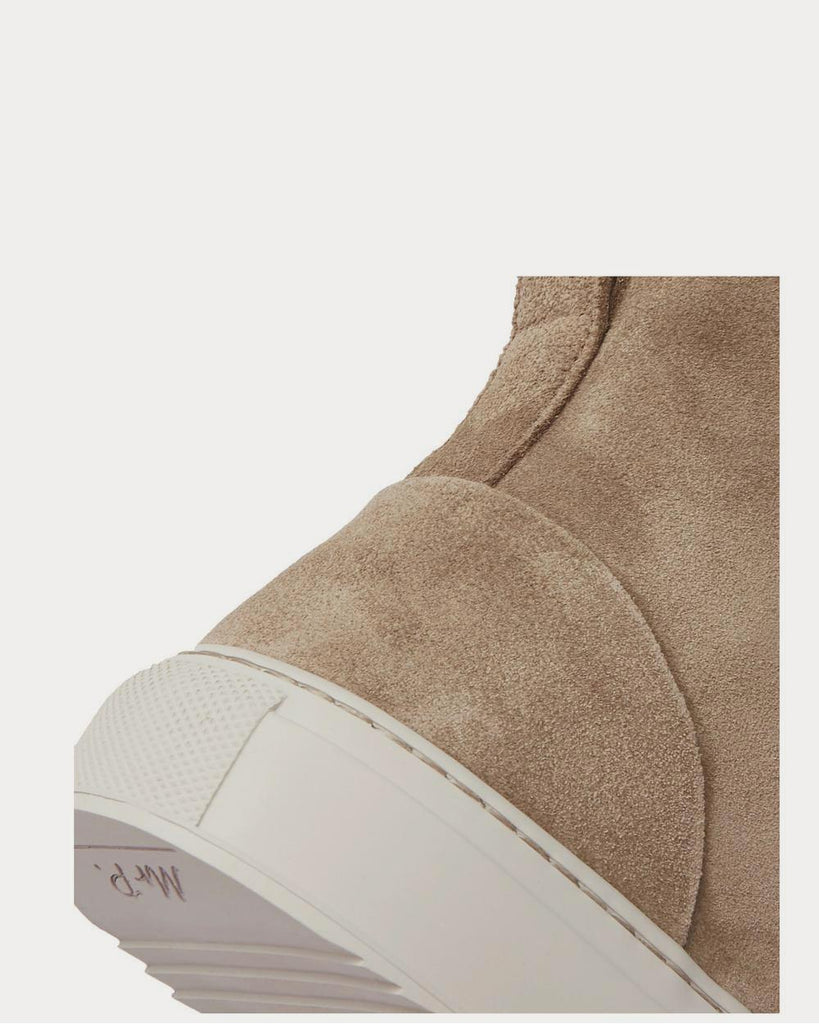 Larry Suede Taupe high top sneakers